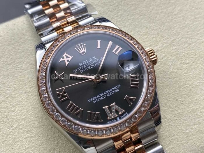 8 Factory Rolex Counterweight Datejust 278381RBR 003 5 Super Clone Watch,Clean Factory Watch