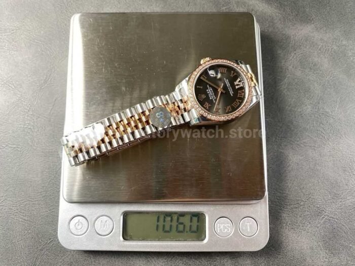 8 Factory Rolex Counterweight Datejust 278381RBR 003 Super Clone Watch,Clean Factory Watch