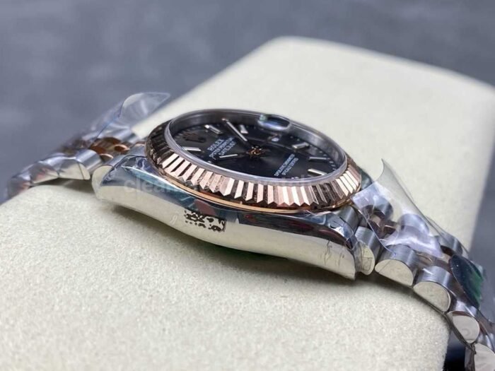 8 Factory Rolex counterweight Datejust 278271 0018 31mm Half Rose Gold Grey Dial Jubilee 6 Super Clone Watch,Clean Factory Watch