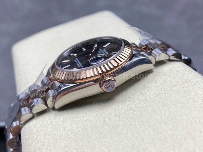 8 Factory Rolex counterweight Datejust 278271 0018 31mm Half Rose Gold Grey Dial Jubilee 7 Super Clone Watch,Clean Factory Watch