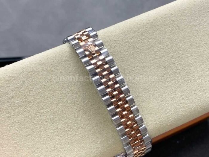 8 Factory Rolex counterweight Datejust 278271 0018 31mm Half Rose Gold Grey Dial Jubilee 8 Super Clone Watch,Clean Factory Watch