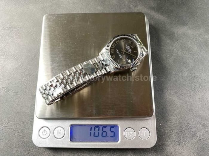 8 Factory Rolex counterweight Datejust 278274 0022 31mm Full 904L Roman Numerals Grey Dial Jub 1 Super Clone Watch,Clean Factory Watch