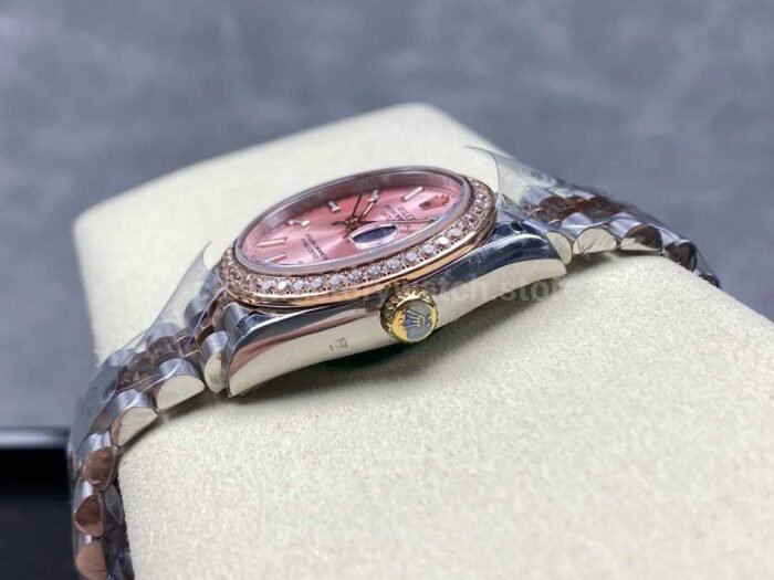 8 Factory Rolex counterweight Datejust 278381RBR 0010 31mm Diamond Rose Gol Super Clone Watch,Clean Factory Watch