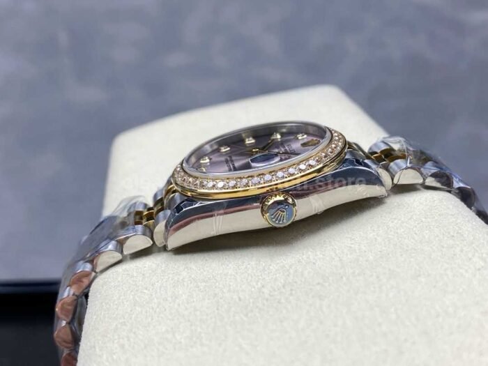 8 Factory Rolex counterweight Datejust 278383RBR 31mm Diamond Yellow 3 Super Clone Watch,Clean Factory Watch