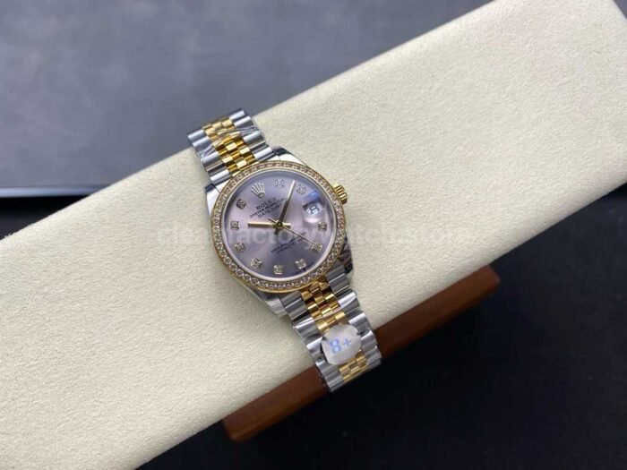 8 Factory Rolex counterweight Datejust 278383RBR 31mm Diamond Yellow 6 Super Clone Watch,Clean Factory Watch