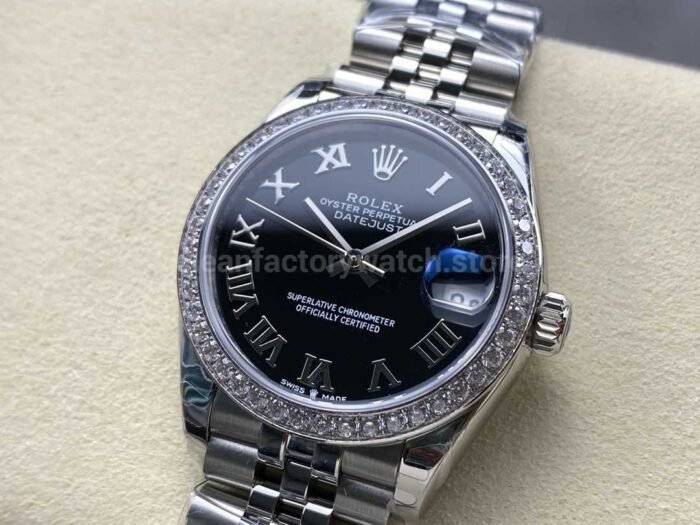 8 Factory Rolex counterweight Datejust 278384RBR 0002 31mm Diam 7 Super Clone Watch,Clean Factory Watch