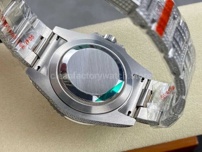 AMG Factory Rolex Submariner Date 116610 40mm BlueWhite Diamond Bezel Full 904LDiamond Blu 1 Super Clone Watch,Clean Factory Watch