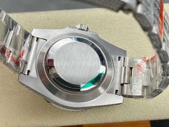 AMG Factory Rolex Submariner Date 116610 40mm BlueWhite Diamond Bezel Full 904LDiamond Diamond Dial Super Clone Watch,Clean Factory Watch