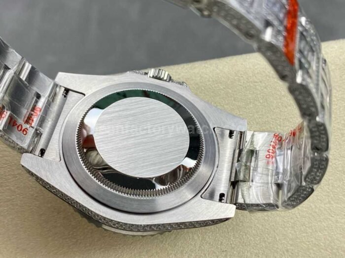 AMG Factory Rolex Submariner Date 116610 40mm BlueWhite Diamond Bezel Full 904LDiamond Diamond Dial 1 5 Super Clone Watch,Clean Factory Watch