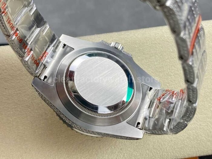 AMG Factory Rolex Submariner Date 116610 40mm Rainbow Diamond Bezel Full 904LDiamondGreen Wo 6 Super Clone Watch,Clean Factory Watch