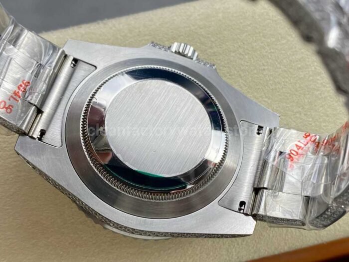 AMG Factory Rolex Submariner Date 116610LN 40mm White Diamond Bezel Full 904LDiamond Black Dial 4 Super Clone Watch,Clean Factory Watch