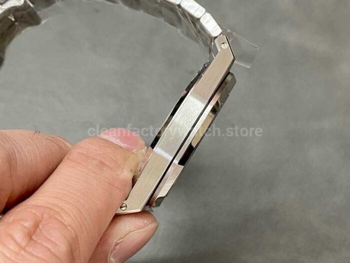 APS Factory Audemars Piguet Royal Oak Frosted Selfwinding 15410 41mm Full Frosted Steel Gr 6 Super Clone Watch,Clean Factory Watch