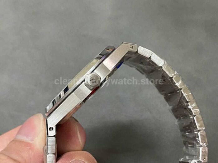 APS Factory Audemars Piguet Royal Oak Frosted Selfwinding 15410 41mm Full Frosted Steel W 6 Super Clone Watch,Clean Factory Watch