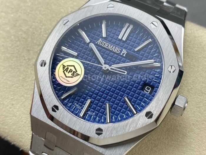 APS Factory Audemars Piguet Royal Oak Selfwinding 15510ST.OO.1320ST.01 41mm Full Steel Blue Dial - Image 3