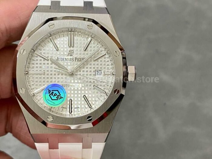 APS Factory Audemars Piguet Royal Oak Selfwinding 41mm 15400ST.OO .1220ST.04 Rubber Stra 4 Super Clone Watch,Clean Factory Watch