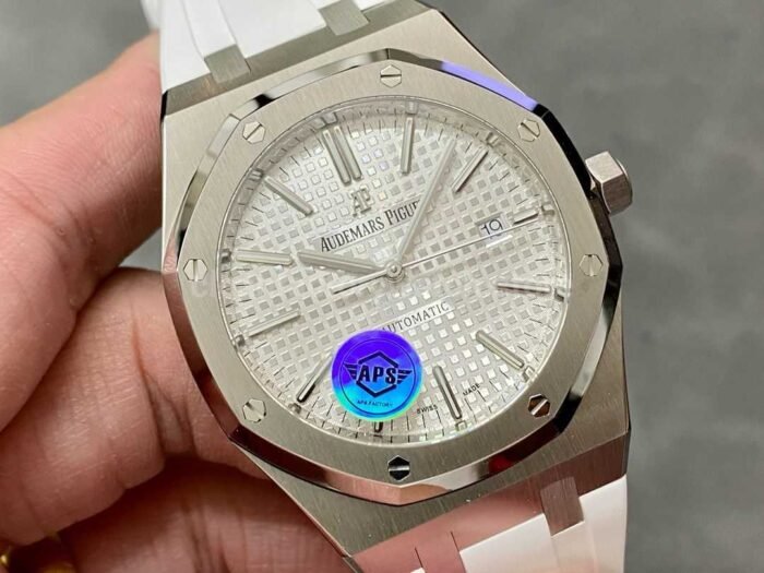 APS Factory Audemars Piguet Royal Oak Selfwinding 41mm 15400ST.OO .1220ST.04 Rubber Stra 8 Super Clone Watch,Clean Factory Watch