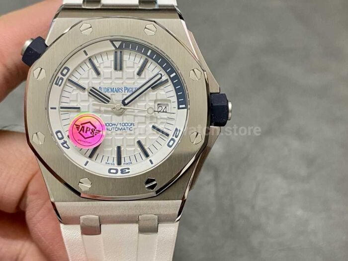 APS Factory Audemars Piguet Royal Oak Selfwinding 42mm 15710ST.OO .A002CA.02 Rubber Strap Super Clone Watch,Clean Factory Watch