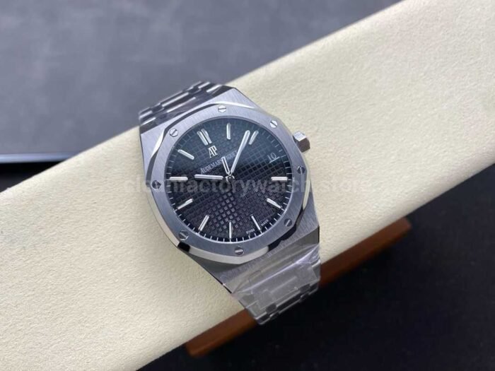 APW Factory Audemars Piguet Royal Oak 15500STOO1220ST03 41mm Full Steel Black Dial 1 Super Clone Watch,Clean Factory Watch
