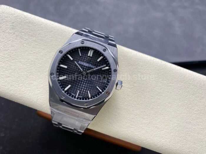 APW Factory Audemars Piguet Royal Oak 15500STOO1220ST03 41mm Full Steel Black Dial 2 Super Clone Watch,Clean Factory Watch