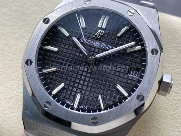 APW Factory Audemars Piguet Royal Oak 15500STOO1220ST03 41mm Full Steel Black Dial 5 Super Clone Watch,Clean Factory Watch