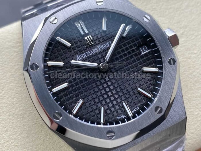 APW Factory Audemars Piguet Royal Oak 15500STOO1220ST03 41mm Full Steel Black Dial 6 Super Clone Watch,Clean Factory Watch