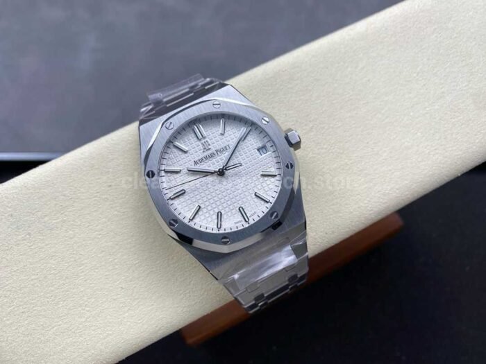 APW Factory Audemars Piguet Royal Oak 15500.ST.OO.1220ST.04 41mm Full Steel White Dial - Image 4