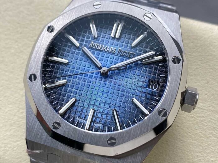 APW Factory Audemars Piguet Royal Oak 15510BCOO1320BC02 41mm Full Steel Light Blue Dial 4 Super Clone Watch,Clean Factory Watch