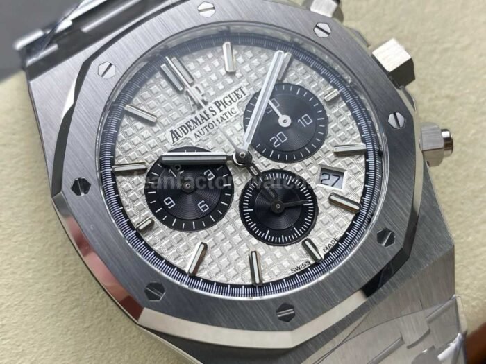 APW Factory Audemars Piguet Royal Oak Chronograph 26331STOO1220ST03 41mm Full Steel Silve 13 Super Clone Watch,Clean Factory Watch
