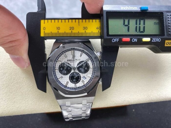 APW Factory Audemars Piguet Royal Oak Chronograph 26331STOO1220ST03 41mm Full Steel Silve 14 Super Clone Watch,Clean Factory Watch