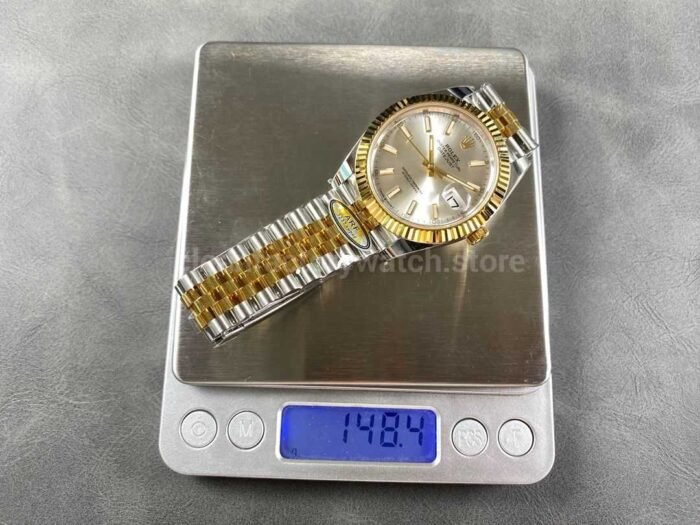 ARF Factory Counterweight Rolex Datejust 126333-0002 41mm Half Yellow Gold Silver Dial Jubilee - Image 11