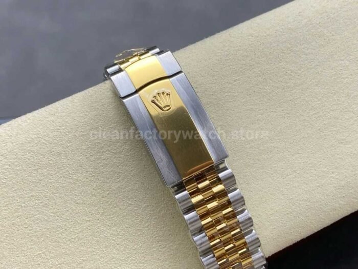ARF Factory Counterweight Rolex Datejust 126333-0006 41mm Half Yellow Gold Black Diamond Dial Jubilee - Image 8