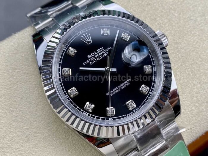 ARF Factory Rolex Datejust 126334-0011 41mm White Gold&904L Black Diamond Dial - Image 2