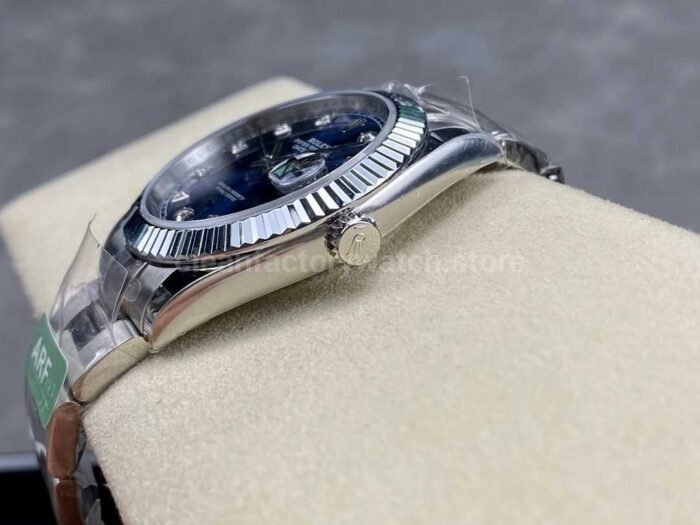 ARF Factory Rolex Datejust 41 126334-0015 41mm White Gold&904L Diamond Blue Dial - Image 6