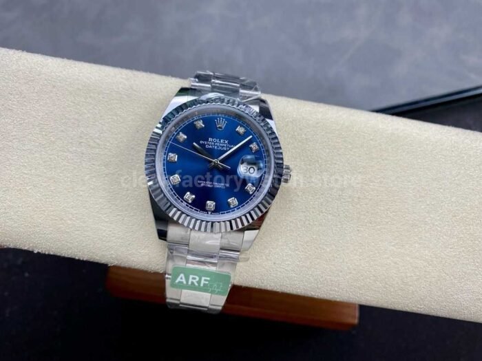 ARF Factory Rolex Datejust 41 126334-0015 41mm White Gold&904L Diamond Blue Dial - Image 4