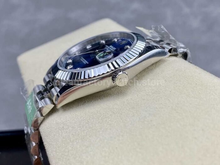 ARF Factory Rolex Datejust 126334-0016 41mm White Gold&904L Blue Diamond Dial Jubilee - Image 6