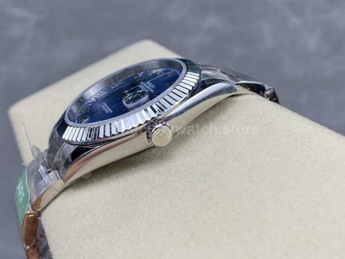 ARF Factory Rolex Datejust 126334-0025 41mm White Gold&904L Roman Numerals Blue Dial - Image 6