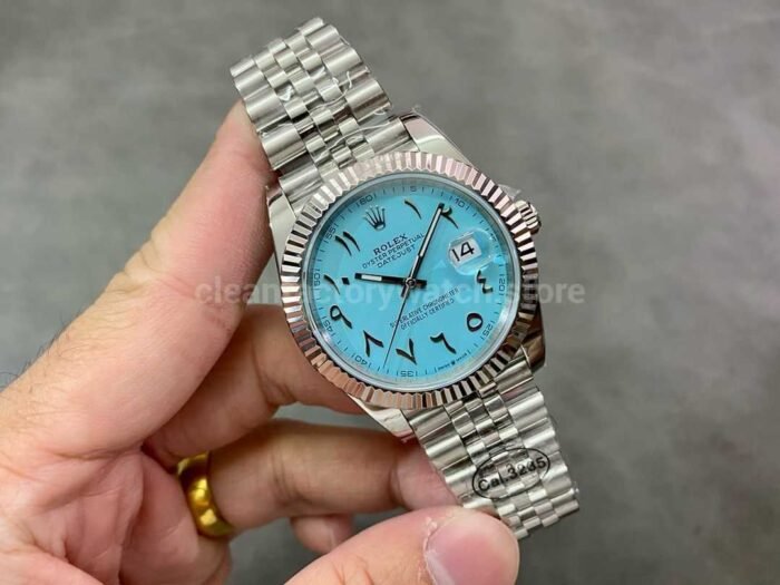 DIW Factory Rolex Datejust 126334 Limited Edition 41mm Full 904L Middle Eastern Digital Sky Blue Dial 6 Super Clone Watch,Clean Factory Watch