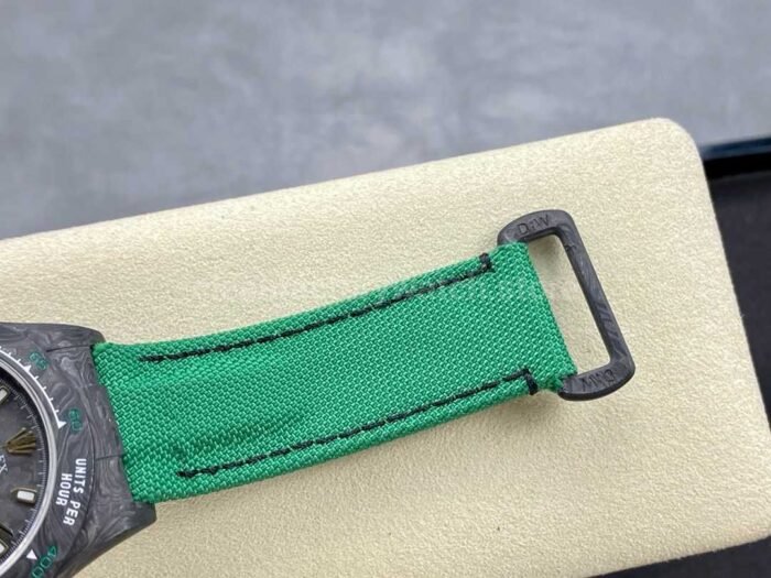 DIW Factory Rolex Daytona 116500 Limited Edition 40mm Carbon Fiber Artificial Fiber Woven Strap Golden Needle Carbon Fiber Dial - Image 9