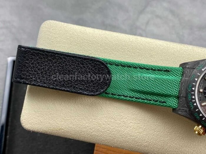 DIW Factory Rolex Daytona 116500 Limited Edition 40mm Carbon Fiber Artificial Fiber Woven Strap Golden Needle Carbon Fiber Dial - Image 8