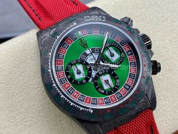 DIW Factory Rolex Daytona 116500 Limited Edition 40mm Carbon Fiber Artificial Fiber Woven Strap Casi 6 Super Clone Watch,Clean Factory Watch