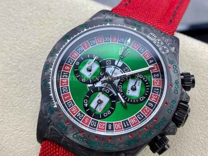 DIW Factory Rolex Daytona 116500 Limited Edition 40mm Carbon Fiber Artificial Fiber Woven Strap Casi Super Clone Watch,Clean Factory Watch