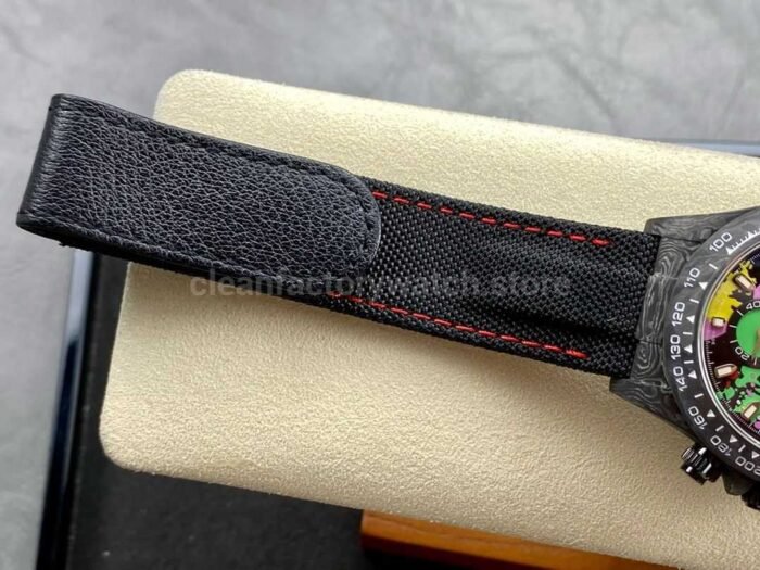 DIW Factory Rolex Daytona 116500 Limited Edition 40mm Carbon Fiber Artificial Fiber Woven Strap Color 7 Super Clone Watch,Clean Factory Watch