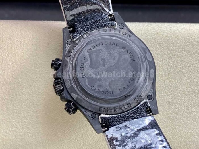 DIW Factory Rolex Daytona 116500 Limited Edition 40mm Carbon Fiber Artificial Fiber Woven Strap White 3 Super Clone Watch,Clean Factory Watch
