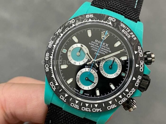 DIW Factory Rolex Daytona 116500 Limited Edition 40mm Light Blue Carbon Fiber 1 Super Clone Watch,Clean Factory Watch