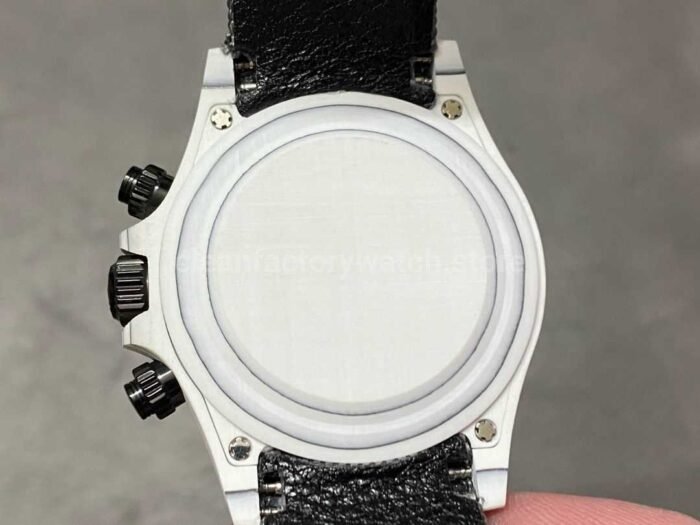 DIW Factory Rolex Daytona 116500 Limited Edition 40mm White Carbon Fiber Artificial Fiber Woven Strap Black Eye Grey Dial - Image 7