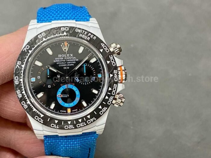 DIW Factory Rolex Daytona 116500 Limited Edition 40mm White Carbon Fiber Artificial Fiber Woven 4 Super Clone Watch,Clean Factory Watch