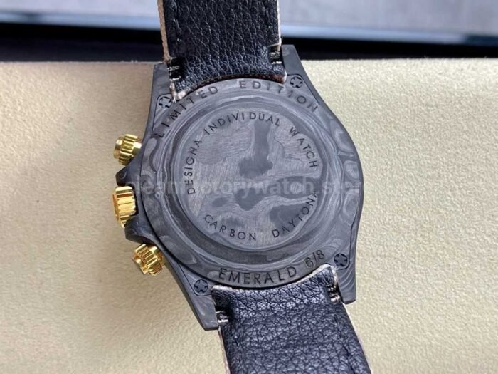 DIW Factory Rolex Daytona 116500 Limited Edition， 40mm Carbon Fiber Artificial Fiber Woven Strap Pink Dial - Image 7