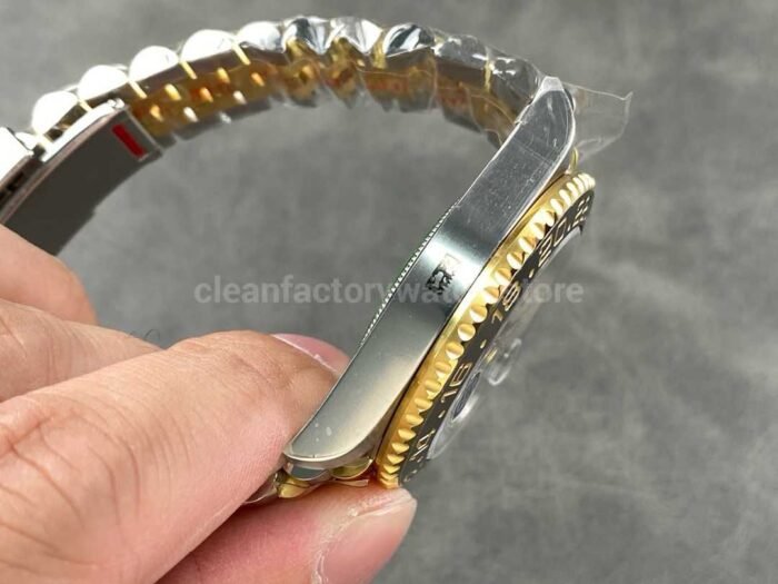 EWE Factory Rolex Bruce Wayne GMT-MASTER II 126713GRNR-0001 40mm Half Yellow Gold Black Dial Jubilee - Image 5