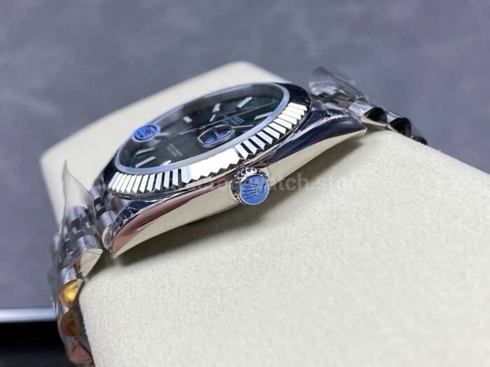 EWE Factory Rolex Datejust 126334 0028 41mm White Gold904L Green Mint Dial Jubilee 1 Super Clone Watch,Clean Factory Watch