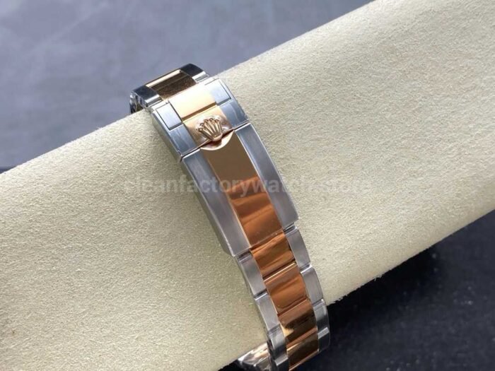 EWE Factory Rolex Rootbeer GMT-MASTER II 126711CHNR-0002 40mm Half Rose Gold Black Dial - Image 9